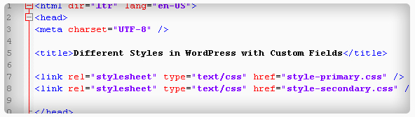 Using Custom Fields to Apply CSS Styles by Page or Post in WordPress